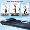 Walking Pad, Walking Pad Treadmill 330 lb Capacity, 3 in 1 Under Desk Treadmill