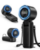 EOBOYA 4 IN 1 HANDHELD PORTABLE TURBO FAN 180° FOLDABLE 6-SPEED F20 - BLACK New