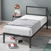 ZINUS KOREY METAL PLATFORM BED FRAME WITH UPHOLSTERED HEADBOARD TWIN - BLACK