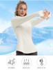 FKEEP Women's Sun Shirts Long Sleeve Athletic UPF 50 Quick Dry Top White S New FKEEP Women's Sun Shirts Long Sleeve Athletic UPF 50 Quick Dry Top White S New