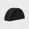 ALL IN MOTION HALF MOON YOGA BLOCK - EVA FOAM FITNESS ACCESSORY - BLACK ALL IN MOTION HALF MOON YOGA BLOCK - EVA FOAM FITNESS ACCESSORY - BLACK