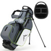 HIMAL 4-WAY FULL-LENGTH GOLF STAND BAG - STEEL GRAY/WHITE/GREEN HIMAL 4-WAY FULL-LENGTH GOLF STAND BAG - STEEL GRAY/WHITE/GREEN