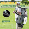 HIMAL 4-WAY FULL-LENGTH GOLF STAND BAG - STEEL GRAY/WHITE/GREEN HIMAL 4-WAY FULL-LENGTH GOLF STAND BAG - STEEL GRAY/WHITE/GREEN