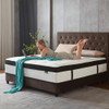 CEMTIP FULL SIZE MATTRESS, 10 INCH HYBRID MATTRESS IN A BOX - WHITE New