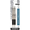Zebra Pen F-402 Stainless Steel Retractable Ballpoint Ink Pens 2-Pack - BLACK New Zebra Pen F-402 Stainless Steel Retractable Ballpoint Ink Pens 2-Pack - BLACK New