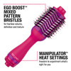BED HEAD ONE STEP VOLUMIZER HAIR DRYER STRAIGHTEN TEXTURE STYLE IN ONE STEP PINK