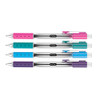 TUL GL Series Retractable Gel Pens, 0.5mm, Silver Barrel, Assorted Ink, Pack 4 New TUL GL Series Retractable Gel Pens, 0.5mm, Silver Barrel, Assorted Ink, Pack 4 New