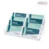 DEFLECT-O DEFLECTO 70801 EIGHT-POCKET BUSINESS CARD HOLDER CAPACITY 400 CLEAR New DEFLECT-O DEFLECTO 70801 EIGHT-POCKET BUSINESS CARD HOLDER CAPACITY 400 CLEAR New