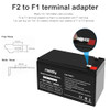 MIADY 12V 7AH RECHARGEABLE SEALED LEAD ACID BATTERY 2 PACK SLA12V7A - Black MIADY 12V 7AH RECHARGEABLE SEALED LEAD ACID BATTERY 2 PACK SLA12V7A - Black