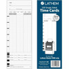 LATHEM MODEL 700E CLOCK SINGLE SIDED TIME CARDS - WHITE New LATHEM MODEL 700E CLOCK SINGLE SIDED TIME CARDS - WHITE New