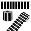CARSON DELLOSA 65' BLACK AND WHITE STRIPES ROLLED STRAIGHT BULLETIN 1 ROLL New CARSON DELLOSA 65' BLACK AND WHITE STRIPES ROLLED STRAIGHT BULLETIN 1 ROLL New