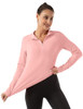 FKEEP WOMEN'S POLO SHIRTS LONG SLEEVE UPF 50+ SUN PROTECTION TENNIS GOLF - PINK New FKEEP WOMEN'S POLO SHIRTS LONG SLEEVE UPF 50+ SUN PROTECTION TENNIS GOLF - PINK New