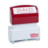 944-916 Office Depot Pre-Inked Message Stamp, Red/White New 944-916 Office Depot Pre-Inked Message Stamp, Red/White New