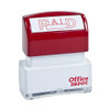 944-916 Office Depot Pre-Inked Message Stamp, Red/White New 944-916 Office Depot Pre-Inked Message Stamp, Red/White New
