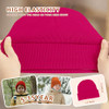 ZOORON KIDS BEANIE BOYS GIRLS CHILDREN BEANIE KNIT WARM CAP - WINE