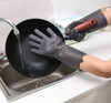 Yinceber Silicone Dishwashing Gloves, V Gloves, Gray L New Yinceber Silicone Dishwashing Gloves, V Gloves, Gray L New