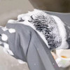 Yinceber Silicone Dishwashing Gloves, V Gloves, Gray L New Yinceber Silicone Dishwashing Gloves, V Gloves, Gray L New