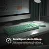 KNOWSQT WIRELESS KEYBOARD AND MOUSE COMBO - FULL-SIZED TYPEWRITER - LOVELY GREEN KNOWSQT WIRELESS KEYBOARD AND MOUSE COMBO - FULL-SIZED TYPEWRITER - LOVELY GREEN