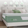 Novilla 12" Medium Firm Hybrid Mattress Pressure Relief, Memory Foam Green New