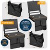 ALPCOUR EXTRA WIDE FOLDING RECLINING STADIUM SEAT BACK SUPPOT 21" WIDE - BLACK ALPCOUR EXTRA WIDE FOLDING RECLINING STADIUM SEAT BACK SUPPOT 21" WIDE - BLACK