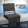 ALPCOUR EXTRA WIDE FOLDING RECLINING STADIUM SEAT BACK SUPPOT 21" WIDE - BLACK ALPCOUR EXTRA WIDE FOLDING RECLINING STADIUM SEAT BACK SUPPOT 21" WIDE - BLACK
