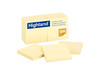HIGHLAND STICKY NOTES, 3 X 3 INCHES, YELLOW, 12 PACK (6549) - YELLOW HIGHLAND STICKY NOTES, 3 X 3 INCHES, YELLOW, 12 PACK (6549) - YELLOW