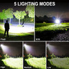 OMALIGHT Rechargeable LED Tactical Flashlight with Zoomable, 10 Modes - Black OMALIGHT Rechargeable LED Tactical Flashlight with Zoomable, 10 Modes - Black