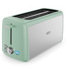 BELLA 4 SLICE TOASTER LONG SLOT REMOVABLE TRAY 7 SHADING TA7402-UL - SAGE