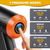 EVEAGE Q7 CORDLESS POWER WASHER MAX 1000PSI 2.5GPM ADJUSTMENT - BLACK/ORANGE
