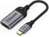 QGEEM USB C HDMI ADAPTER 4K CABLE USB TYPE-C TO HDMI ADAPTER THUNDERBOLT - GRAY