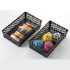 OFFICEMATE OIC ACHIEVA LARGE SUPPLY BASKET, PACK OF 2, RECYCLED - BLACK OFFICEMATE OIC ACHIEVA LARGE SUPPLY BASKET, PACK OF 2, RECYCLED - BLACK