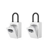 FAYLEEKO PORTABLE KEY LOCK BOX, UPGRADE CLEARLY VISIBLE NUMBERS - WHITE FAYLEEKO PORTABLE KEY LOCK BOX, UPGRADE CLEARLY VISIBLE NUMBERS - WHITE
