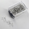 OFFICEMATE PUSHPINS, PLASTIC, CLEA OIC92707 New OFFICEMATE PUSHPINS, PLASTIC, CLEA OIC92707 New