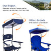 Coastrail Outdoor Canopy Camping Chair Multi-Position Adjustable Fold CTOCCC1BE