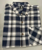 BLACK HORSE WOVEN PLAID SHIRT - SIZE : MENS M - BLUE/LIGHT BLUE/WHITE/YELLOW New