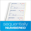 ADAMS MONEY AND RENT RECEIPT BOOK, 2-PART CARBONLESS, 5-1/4 X 11, SC1152 - WHITE New ADAMS MONEY AND RENT RECEIPT BOOK, 2-PART CARBONLESS, 5-1/4 X 11, SC1152 - WHITE New