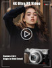 NBD 4K Digital Cameras Autofocus,48MP Vlogging Cameras YouTube Antishake Silver NBD 4K Digital Cameras Autofocus,48MP Vlogging Cameras YouTube Antishake Silver