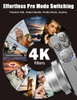 NBD 4K Digital Cameras Autofocus,48MP Vlogging Cameras YouTube Antishake Silver NBD 4K Digital Cameras Autofocus,48MP Vlogging Cameras YouTube Antishake Silver