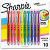 SHARPIE LIQUID HIGHLIGHTERS CHISEL TIP ASSORTED COLORS 10 COUNT - ASSORTED New SHARPIE LIQUID HIGHLIGHTERS CHISEL TIP ASSORTED COLORS 10 COUNT - ASSORTED New