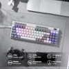 RED DRAGON REDRAGON K655 75% RGB WIRED MECHANICAL KEYBOARD - WHITE/GRAY