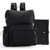 MISS FONG DIAPER BAG BACKPACK BABY DIAPER BAG NEOPRENE BAG - BLACK MISS FONG DIAPER BAG BACKPACK BABY DIAPER BAG NEOPRENE BAG - BLACK