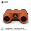 NOCS PROVISIONS STANDARD ISSUE 8X25 WATERPROOF BINOCULARS - POPPY ORANGE II NOCS PROVISIONS STANDARD ISSUE 8X25 WATERPROOF BINOCULARS - POPPY ORANGE II