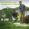 GREENER 21V LEAF BLOWER CORDLESS, 580CFM/160MPH ELECTRIC LEAF BLOWER - GREEN GREENER 21V LEAF BLOWER CORDLESS, 580CFM/160MPH ELECTRIC LEAF BLOWER - GREEN
