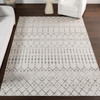 NULOOM 5X7 MOROCCAN BLYTHE AREA RUG GREY FADED BOHEMIAN DESIGN STAIN RESISTANT New
