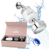 YATITUS Shower Filter Head for Hard Water Filtered - White/Chrome