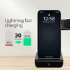 WASSERSTEIN WIRELESS CHARGER 3-in-1 CHARGING STATION CHARGER STAND - BLACK