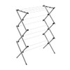 HONEY-CAN-DO COLLAPSIBLE LAUNDRY & TOWEL RACK, STURDY, STEEL - WHITE/ SILVER HONEY-CAN-DO COLLAPSIBLE LAUNDRY & TOWEL RACK, STURDY, STEEL - WHITE/ SILVER