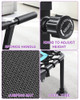 MAXKARE 50" MINI TRAMPOLINE FITNESS HEXAGON EXERCISE REBOUNDER - BLACK MAXKARE 50" MINI TRAMPOLINE FITNESS HEXAGON EXERCISE REBOUNDER - BLACK