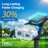 LETMY Solar Spot Lights Outdoor Waterproof with Bigger LED 4 Pack TSL003 - White LETMY Solar Spot Lights Outdoor Waterproof with Bigger LED 4 Pack TSL003 - White