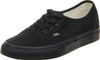 VANS UNISEX-ADULT AUTHENTIC - SIZE: MEN 12 (AU/UK M11) (EU M46) (JP M30) - BLACK